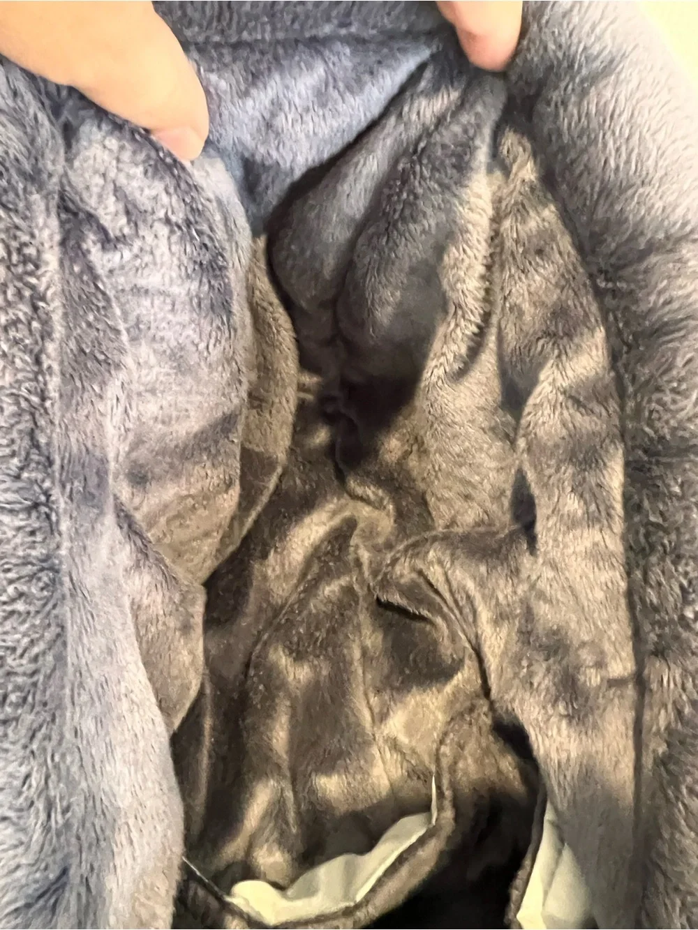 Free Country Girls Snow Jacket L 10/12 Skysleet Charcoal Grey Butter Pile Hood